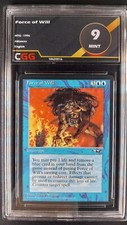 Force of Will CGG 9 MINT MTG ALLIANCES 18620016