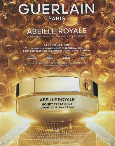 Publicité papier crème - publicité,