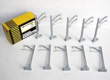 ELECTROTREN HO 250 LOT 10 CATENAIRES, POSTES SUR SOCLE POTEAU ALIMENTATION TRAIN