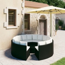 Salon de Jardin 9 pcs avec
