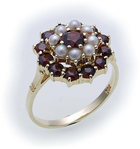 Bague femme avec grenat - femme, et
