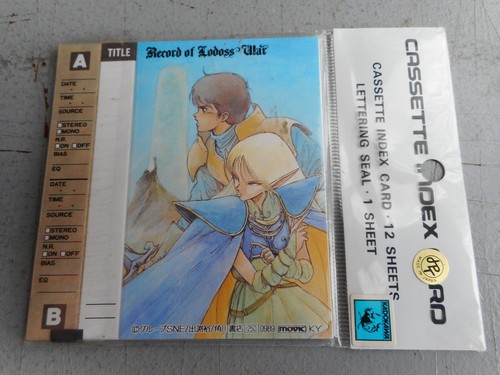Cassette index card - index,