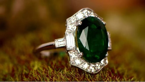 Bague fiançailles vintage - de,