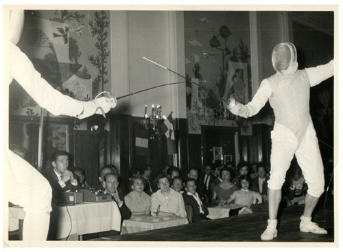 Escrimeurs silver print - escrimeurs,