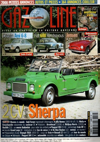 Gazoline n0159 2cv sherpa - gazoline,