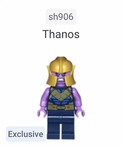 Thanos sh906 lego - 👿,