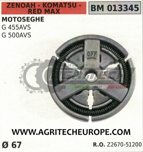 Z2670 51200 embrayage complet - embrayage,