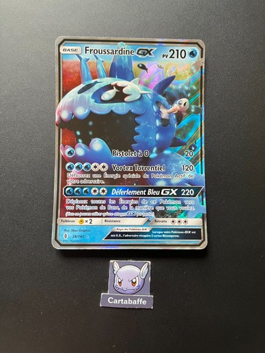Carte pokémon froussardine - pokémon, gx