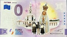 BILLET 0 EURO FATIMA  PORTUGAL COULEUR 2023 NUMERO DIVERS