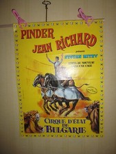 affiche cirque  Jean Richard