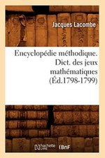 Encyclopedie methodique dict - encyclopedie, methodique.