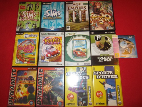 Lot jeux les sims - de,