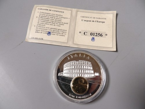 Médaille italia colisée - italia,