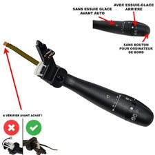 Commande Essuie-Glace Com2000 Pour Berlingo C4 C5 C8 Xsara Picasso 96466653XT