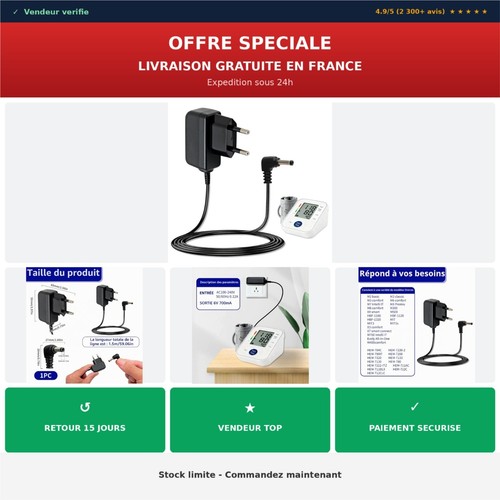 Chargeur pour tensiomètre - chargeur,