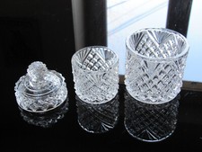 ART DECO - Pièces détachées Pot  - Verre Cristal  - Val Saint Lambert Belgique