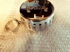 CORNET / FILTRE A AIR COLLECTOR AXWIN CHROME BRANCHEMENT = 26mm MOTOS - SCOOTERS