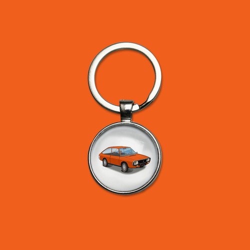 Porte clés r15 orange - r15,