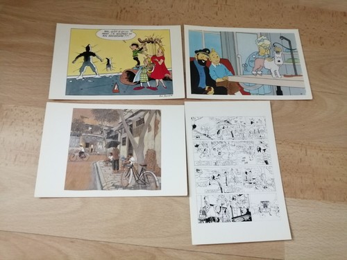 Lot cartes postales tintin - lot,