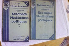   les meilleurs livres/Arthème Fayard/Lamartine/secondes méditations poétiques.
