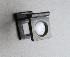 petite loupe pliante en laiton Compte Fil ancienne