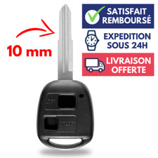 Coque de Clé Plip Boitier Télécommande pour Toyota Corolla ➜Lame 10 mm