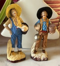 2 rares Santons Jacques Flore