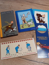 Tintin lot objets dérivés