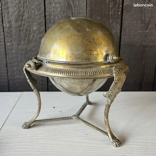 Ancien plat service à - plat,