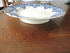 Assiette sur pied faïence