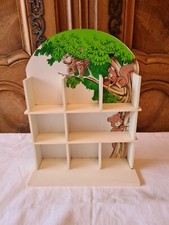 Petite Étagère Présentoir Chambre Enfant Décor Forêt Hibou Ecureil Ourson