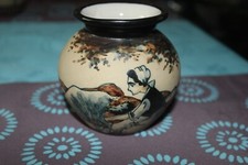 Petit vase  boule en FAIENCE DE CIBOURE Moreau