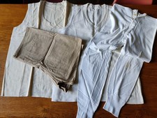 Lot Anciens Vêtements Militaires - Caleçon/Short/Gilet De Flanelle