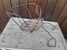 Porte Velo Fer Forgé  Ancien Enfant Art Populaire Déco Cyclisme