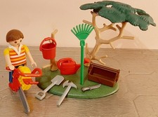 Playmobil bucheron arbre