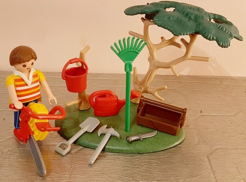 Playmobil bucheron arbre