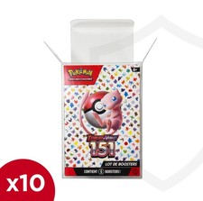 Protection PVC Bundle Pokémon – Étui Rigide Transparent x10