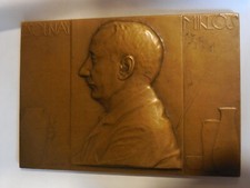 Hongrie plaque Zsolnay Miklos