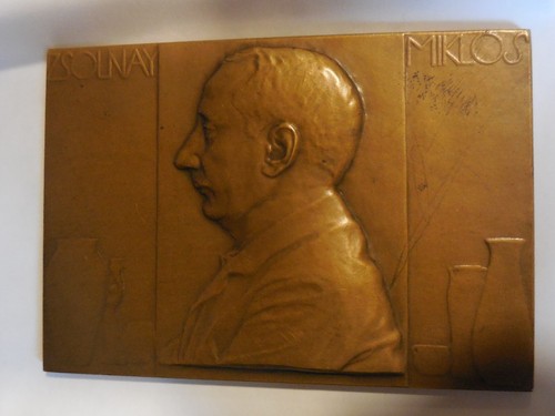 Hongrie plaque zsolnay - plaque, miklos