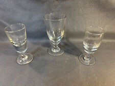Lot de 3 anciens verres à