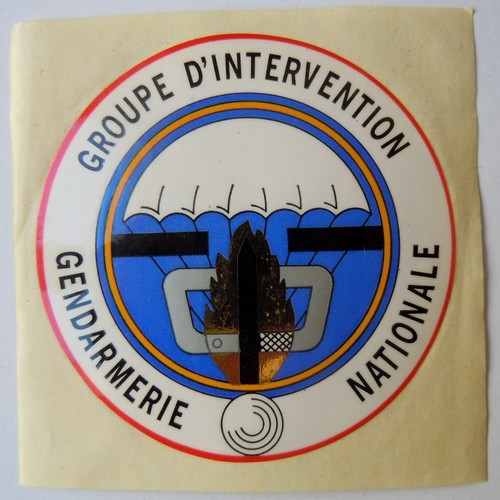 Autocollant gign groupe - autocollant,