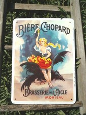 PLAQUE EMAILLEE PUBLICITAIRE