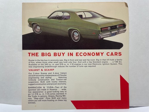 1972 plymouth duster valiant - duster,