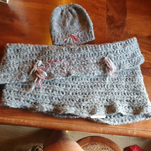 Parure col snood echarpe - snood,