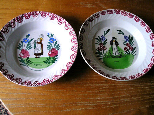 Paire beaux plats - plats, -saint