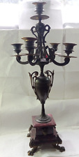 ancien grand chandelier bronze