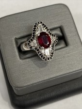 Bague ovale art déco en or