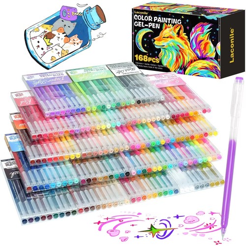 Lot 168 stylos - de, gel