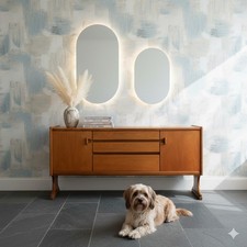 Buffet Bas Vintage Plaqué en