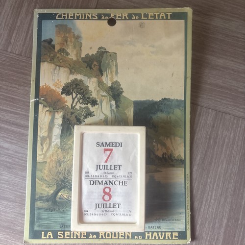 Calendrier vintage chemins - chemins, de